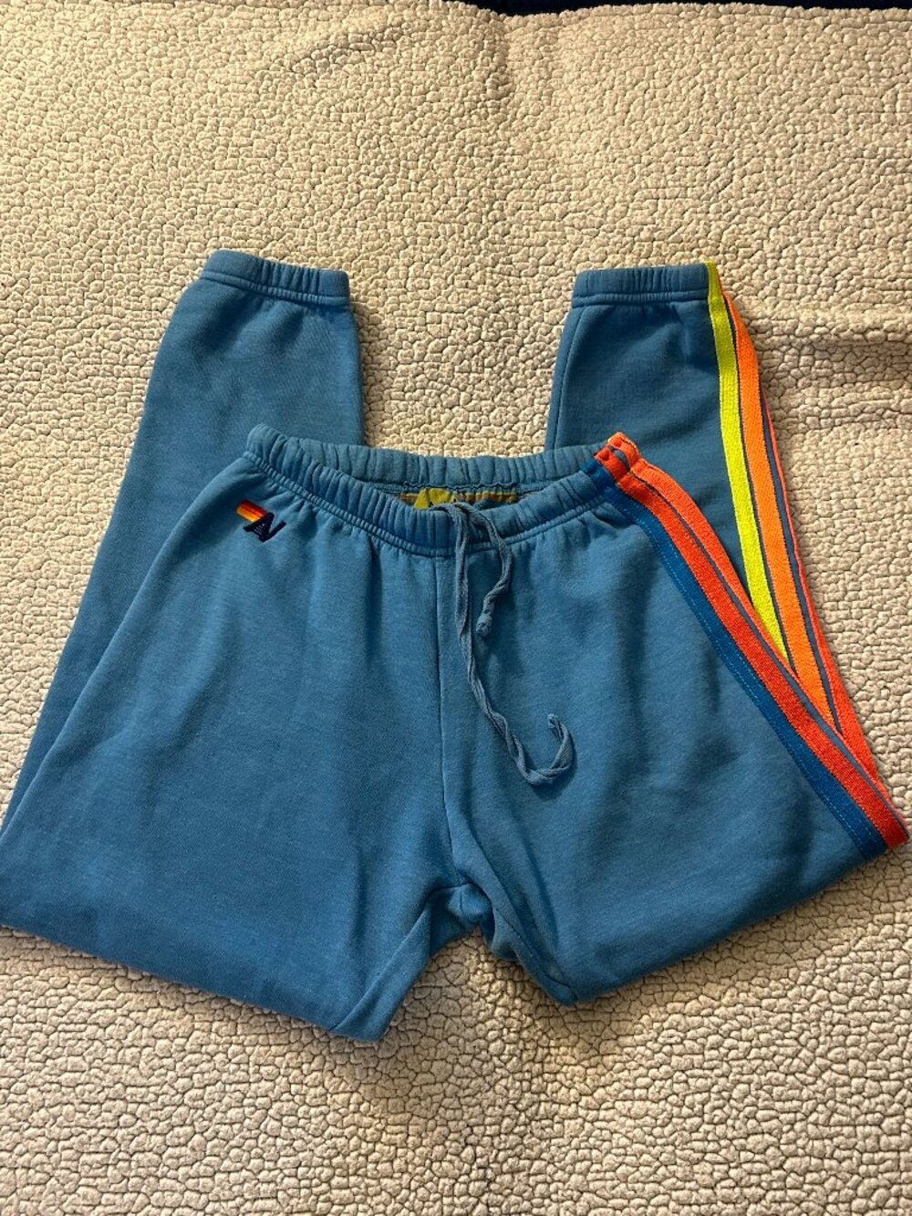Aviator Nation -- blue jogger sweatpants